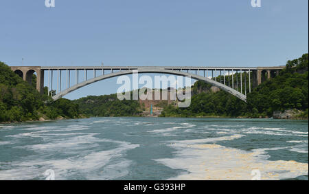 Rainbow bridge, Niagara Falls, Ontario, Canada Stock Photo