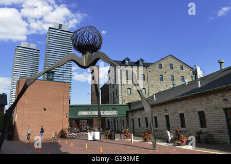 Distillery District, Toronto, Ontario, Canada Stock Photo