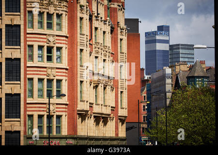 Coop CIS tower from Piccadilly Station approach    office skyscraper on Miller Street Manchester, England. completed in 1962 387 Stock Photo