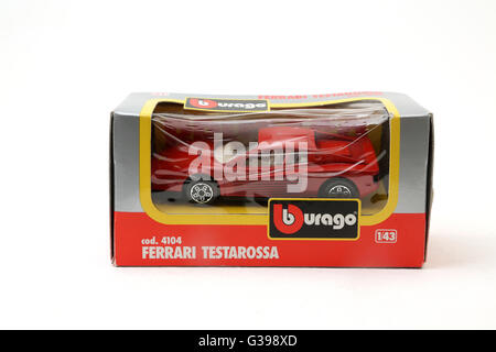 Burago Ferrari Testarossa Toy Car Stock Photo