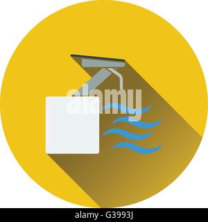 Diving stand icon. Flat design. Vector illustration. Stock Vector