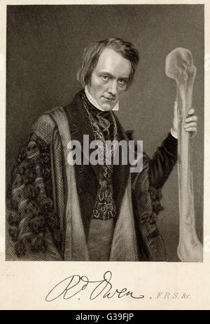 SIR RICHARD OWEN  naturalist        Date: 1804-1892 Stock Photo