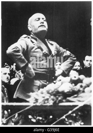 BENITO MUSSOLINI (1883-1945) Italian Facist leader after execution in ...