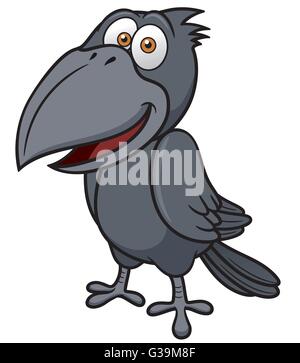 cartoon crow Stock Vector Image & Art - Alamy