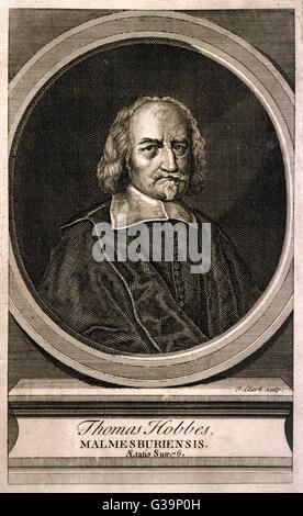 Thomas Hobbes 1588 1679 English philosopher political philosophy Stock ...