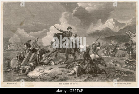 The Battle of Assaye         Date: 23rd September 1803 Stock Photo