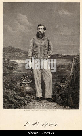 JOHN HANNING SPEKE  Traveller in Africa        Date: 1827 - 1864 Stock Photo