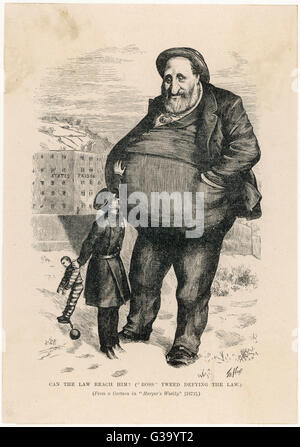 WILLIAM MARCY TWEED known as BOSS TWEED American politician and ...