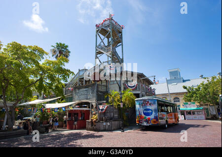 KEY WEST, FLORIDA, USA - MAY 02, 2016: The shipwreck and treasure museum in Key West in Florida Stock Photo
