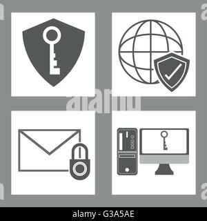 Cyber Security design , vector illustration Stock Vector
