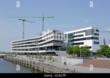 Harbour City University, Hamburg, Germany Stock Photo