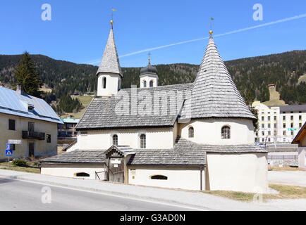 church San Selpolcro - Außerkirchl, Italy, Bozen (Südtirol), South Tyrol, Alto Adige, , Innichen (San Candido) Stock Photo