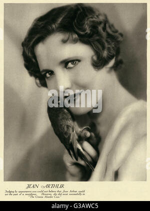 Jean Arthur Stock Photo