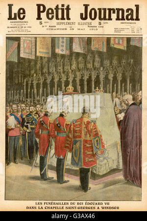 Edward VII lying-in-state Stock Photo