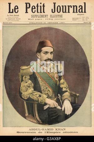ABDUL HAMID II 1897 Stock Photo