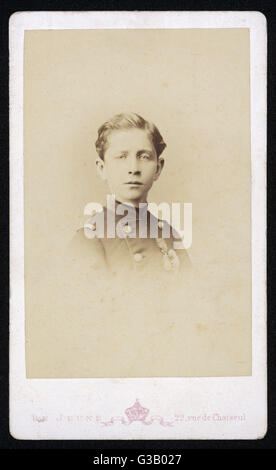 PRINCE LOUIS NAPOLEON 'PRINCE IMPERIAL'  as a young boy       Date: 1856 - 1879 Stock Photo