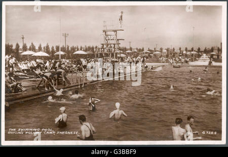 Billy Butlin at his Butlins Holiday Camp in Minehead holiday resorts ...