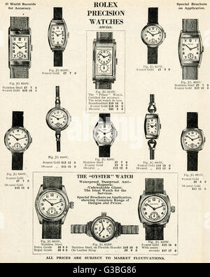 1930 rolex outlet price