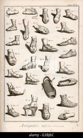 Ancient Roman shoes Stock Photo: 186372448 - Alamy