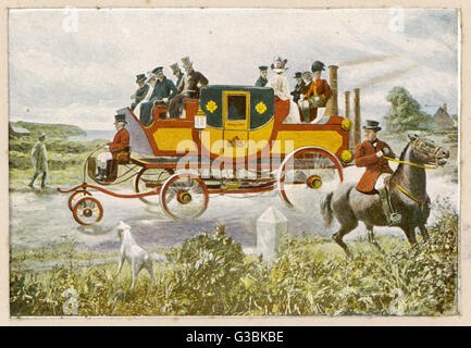 GURNEY'S STEAM CARRIAGE Stock Photo