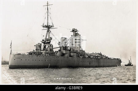 Ships hms rodney hi-res stock photography and images - Alamy