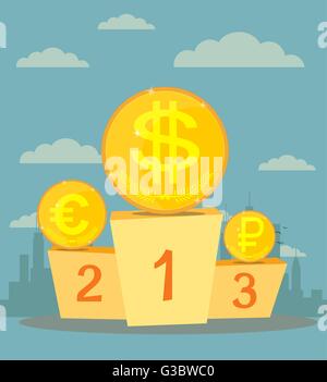 The currency exchange dollar, euro, ruble icon. Stock Vector