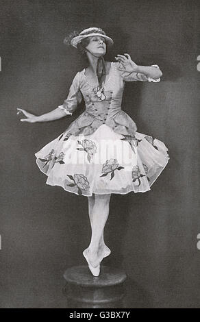 Tamara Karsavina, Russian ballet dancer Stock Photo