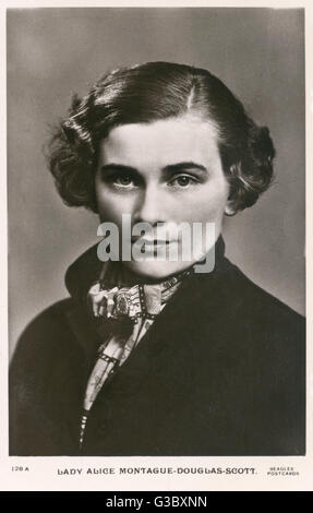 Lady Alice Montague Douglas Scott Stock Photo