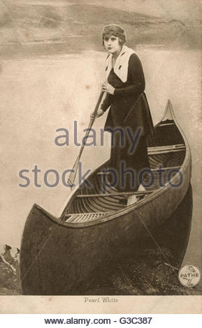 Pearl Fay White - American film actress and stunt star Stock Photo - Alamy