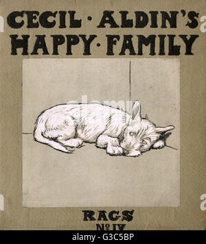 Cover design, Cecil Aldin's Happy Family, Rags Stock Photo