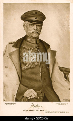 General August von Mackensen - German military commander Stock Photo