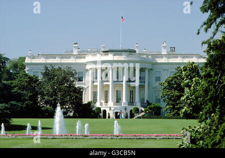 Washington D.C., the White House, South Lawn, White House Stock Photo