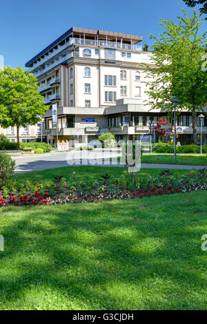 Soleo Hotel at the park, Bad Dürrheim, Baden-Württemberg, Germany, Europe Stock Photo