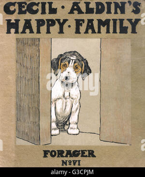 Cover design, Cecil Aldin's Happy Family, Forager Stock Photo