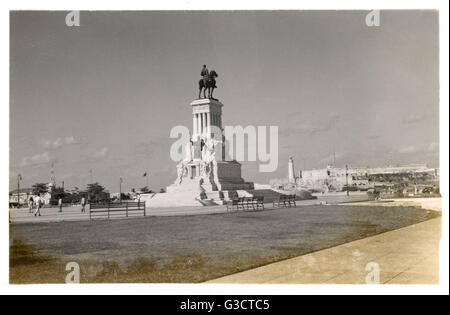 Havana, Cuba - Statue of General Maximo Gomez Stock Photo