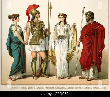 Ancient Greece costume, wearing chiton, peplos and peplum tunics and ...