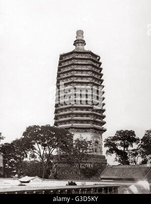 Destruction at the Summer Palace, Peking (Beijing) China Stock Photo