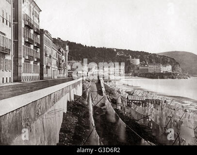 Nice, France, circa 1890 Stock Photo