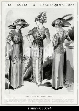 Spring 1912 Afternoon dresses 1912 Stock Photo - Alamy