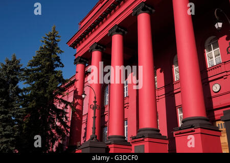 Exterior of the main building of Taras Shevchenko National University of Kiev, Ukraine Stock Photo