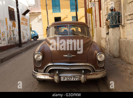 Oldsmobile 1950 series 76 Club Sedan, Cuba Stock Photo