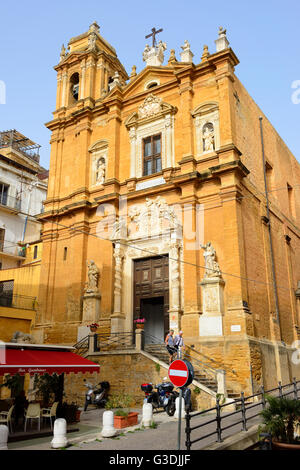 Chiesa di San Lorenzo del Purgatorio (Chuch of St Lawrence) in Agrigento, Sicily, Italy Stock Photo