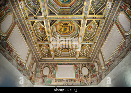Italien, Latium, Tivoli, Villa d’Este, Deckenmalerei Stock Photo