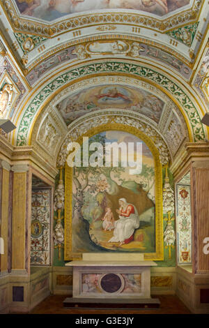 Italien, Latium, Tivoli, Villa d’Este, Kapelle Stock Photo