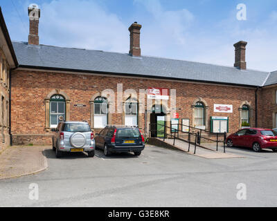 Borth railway station Ceredigion Wales UK Stock Photo