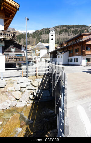 filial church zum Hl. Josef in Moos and Sextenbach, Italy, Bozen (Südtirol), South Tyrol, Alto Adige, , Sexten (Sesto) Stock Photo