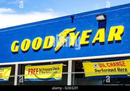 A Goodyear Tire Store in San Leandro California USA Stock Photo