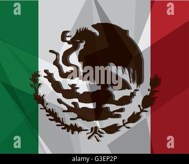 Mexico culture icons in flat design style, vector illustration Stock Vector