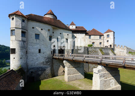 Castle : main castle, Germany, Bayern, Bavaria, Oberbayern, Upper Bavaria, Burghausen Stock Photo