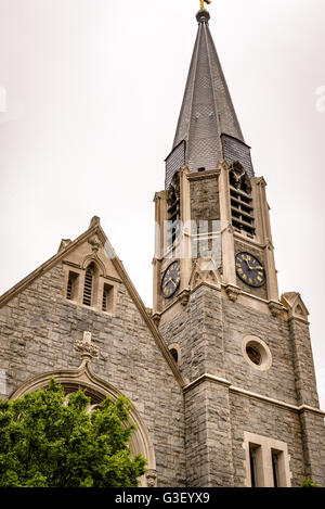 St. Michael & St. Patrick Church, 319 South Broadway, Fells Point, Baltimore, MD Stock Photo